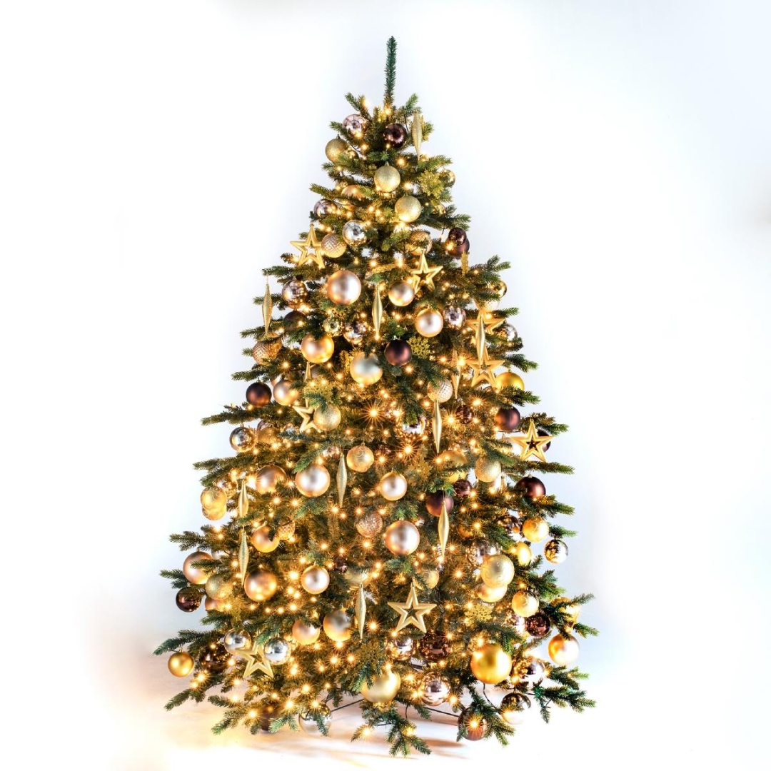 kerstboom Champagne Amber LUXE 210cm