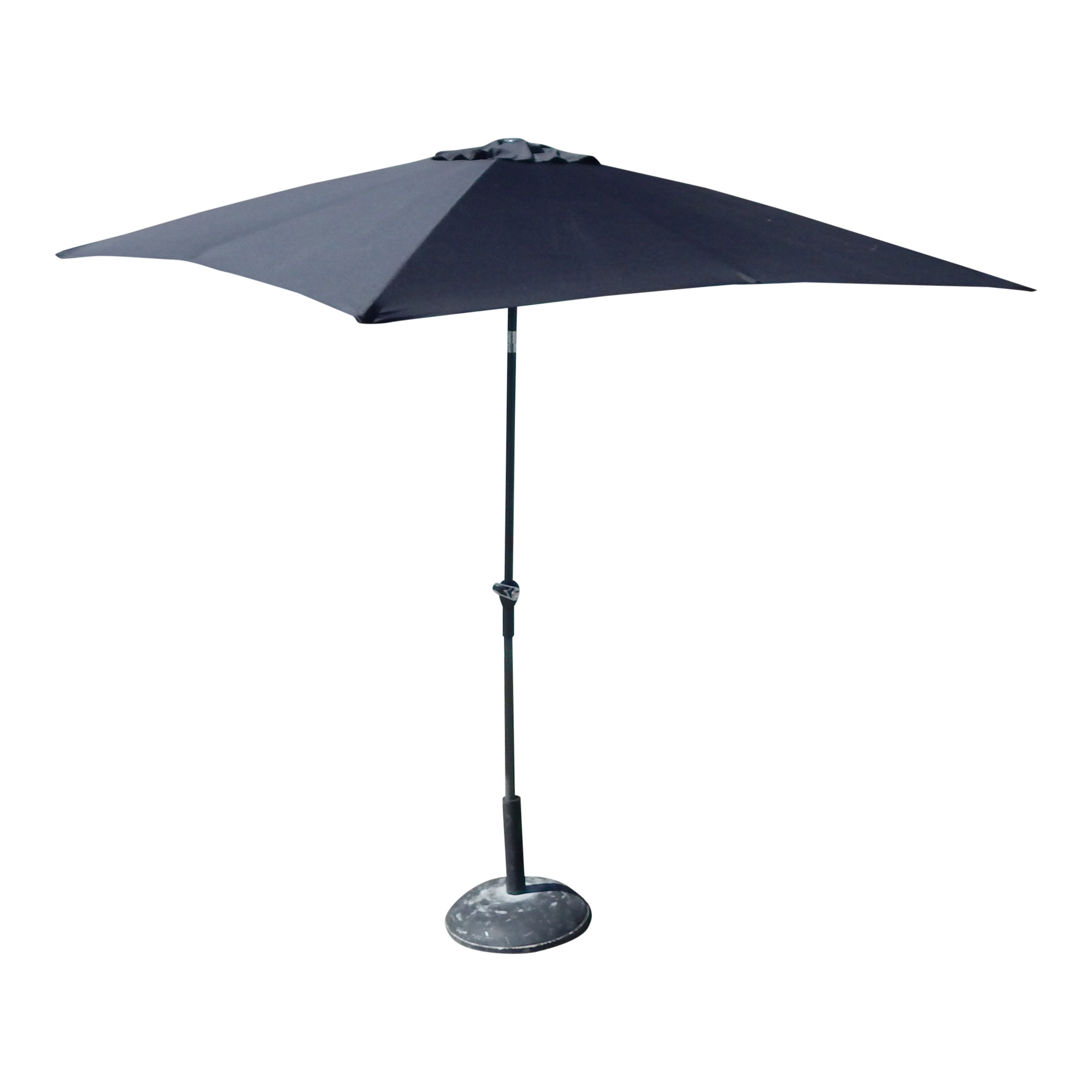 Parasol 2.5m vierkant zwart Bobo Verhuur Rotterdam