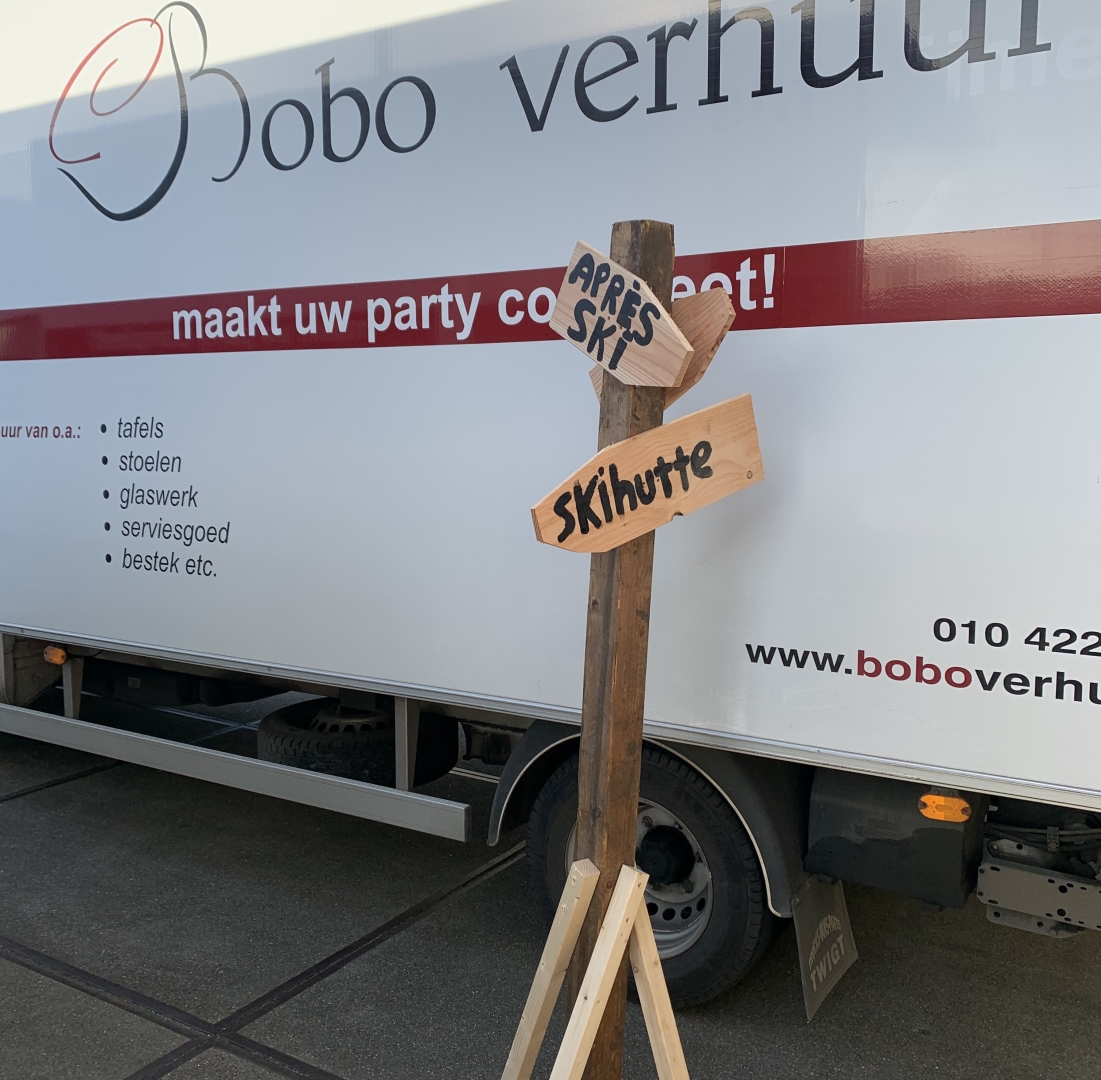 Wegwijs paal Aprés Ski