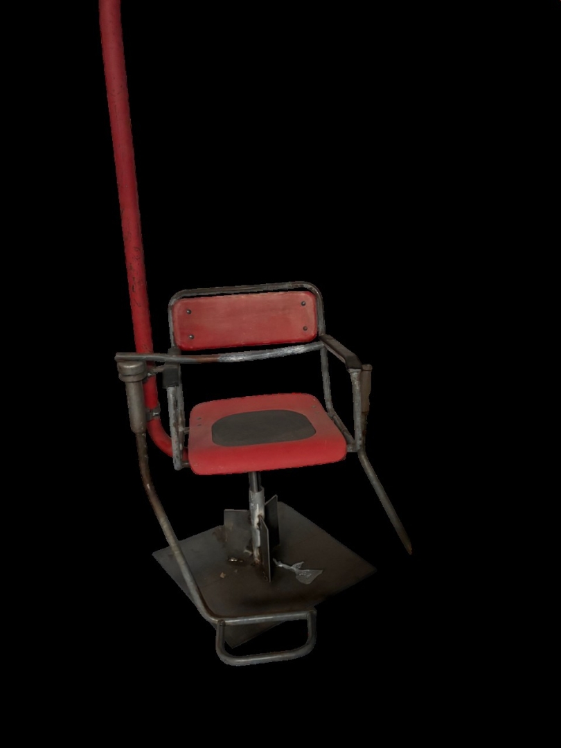 Stoeltjeslift met steun.