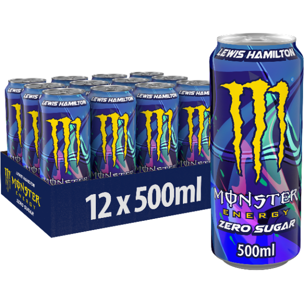 MONSTER ENERGY HAMILTON ZERO BLIK RET 12X50CL