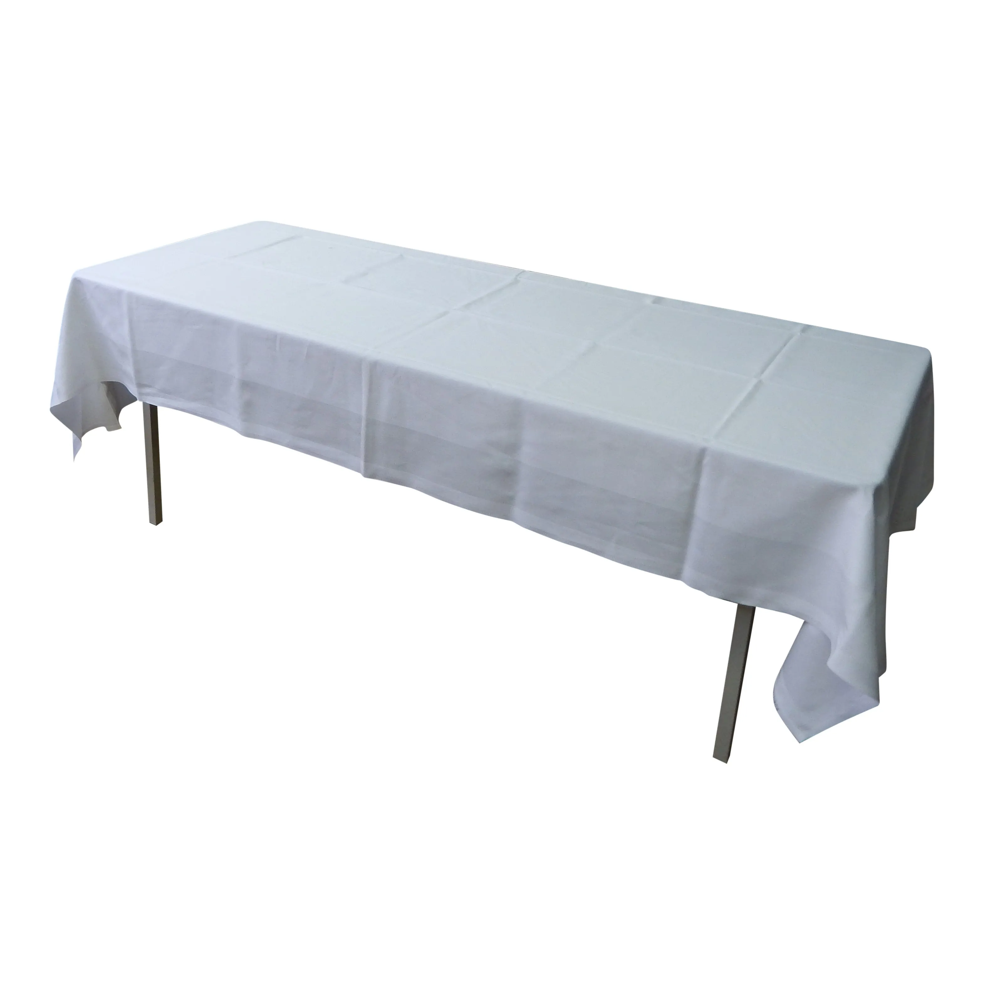 Tafellaken 280x130cm  damast wit