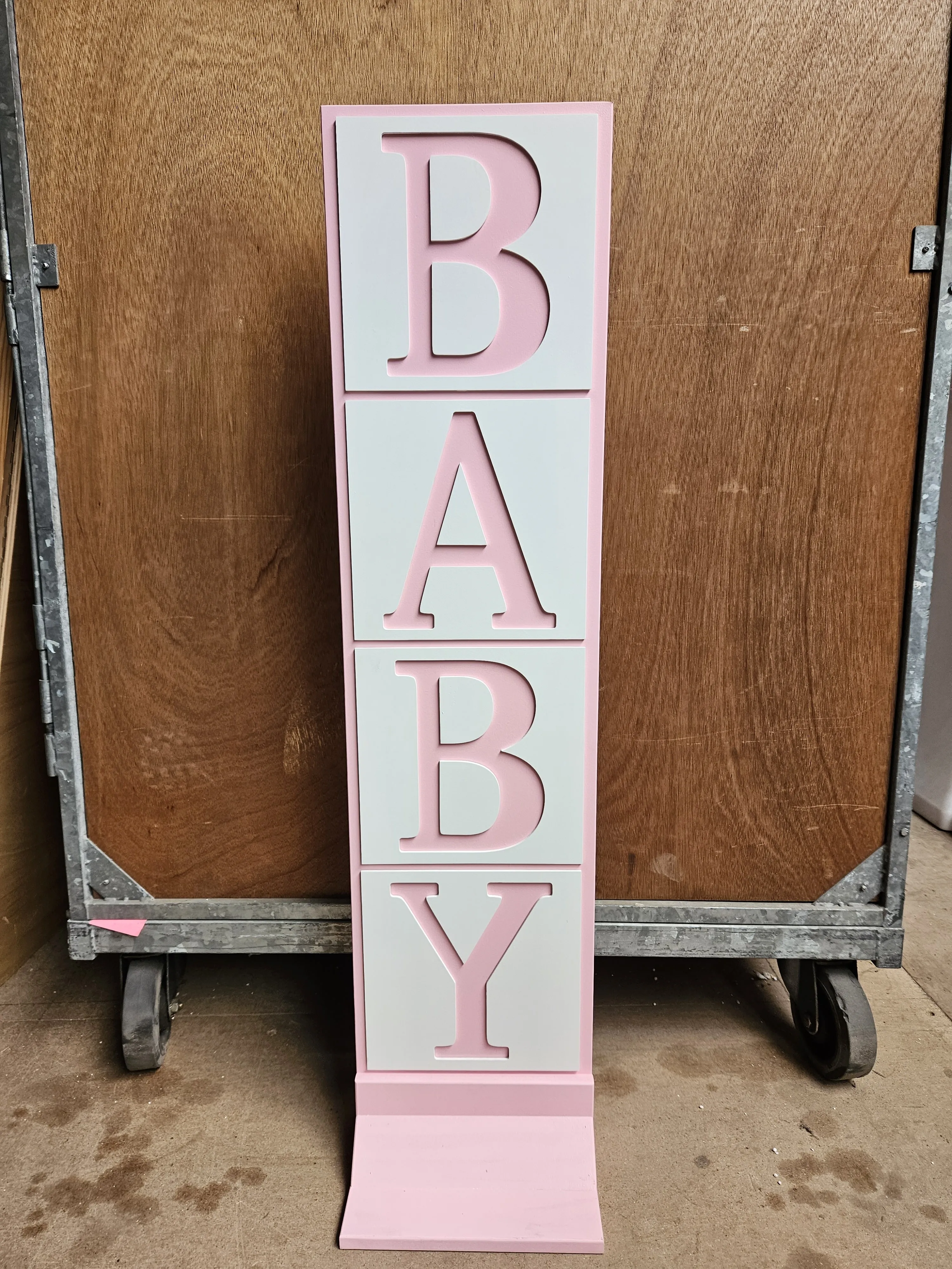 Baby bord roze