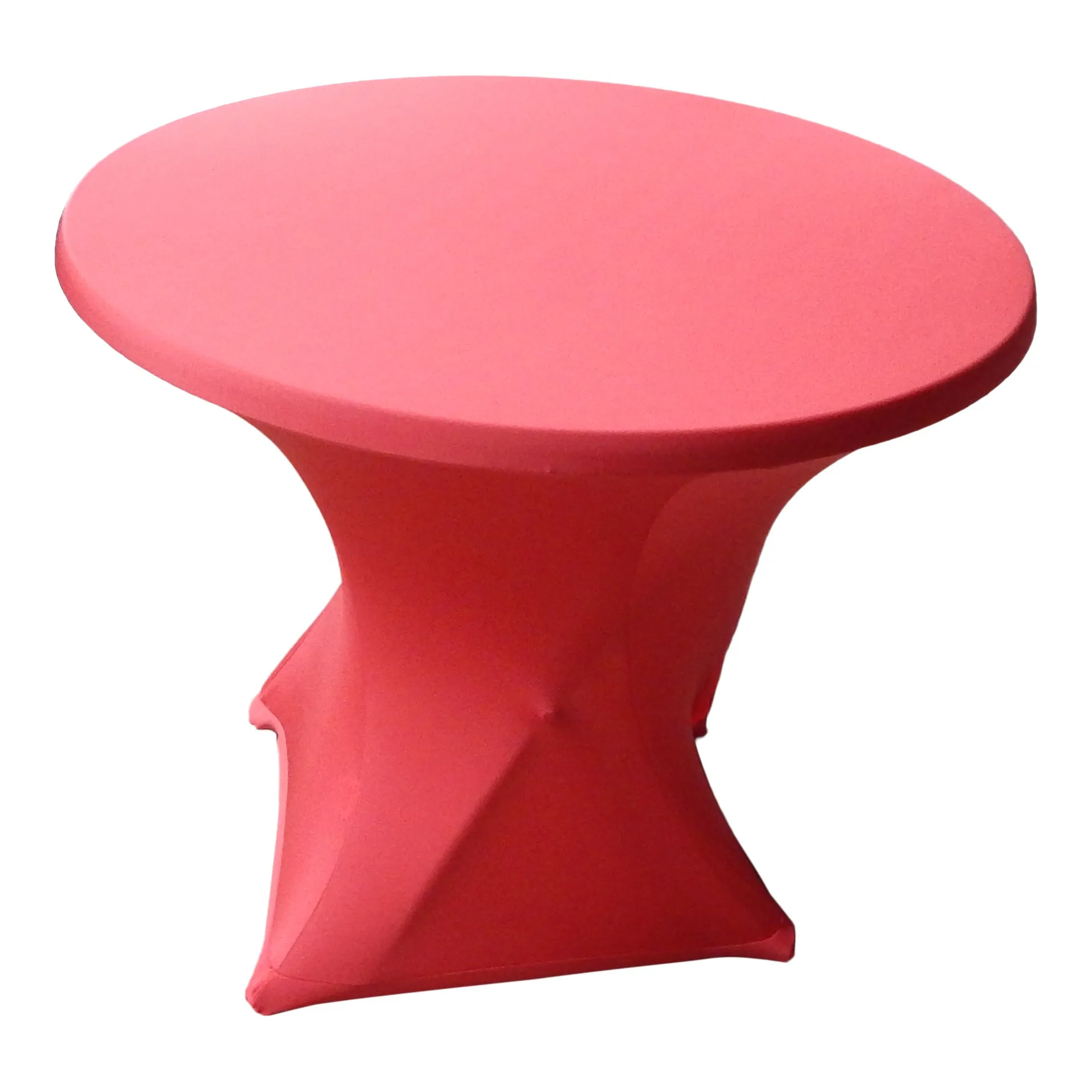 Stretchrok rood voor terrastafel 85 cm