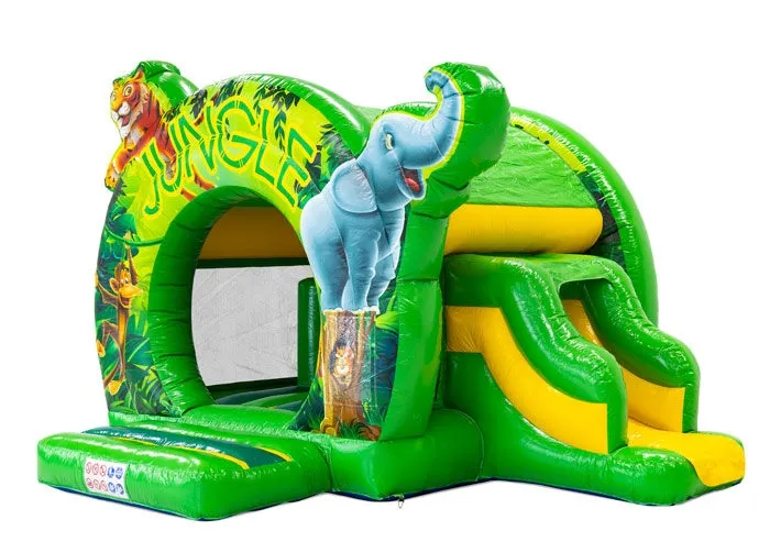 Bouncedome met Slide Jungle 4,2 x 5,2 x 3,4m