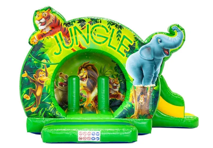 Bouncedome met Slide Jungle 4,2 x 5,2 x 3,4m