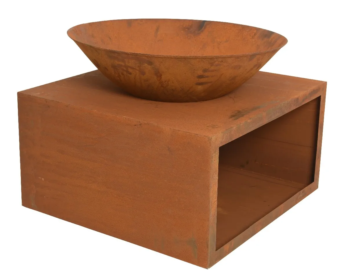 Vuurschaal ijzer buiten roest