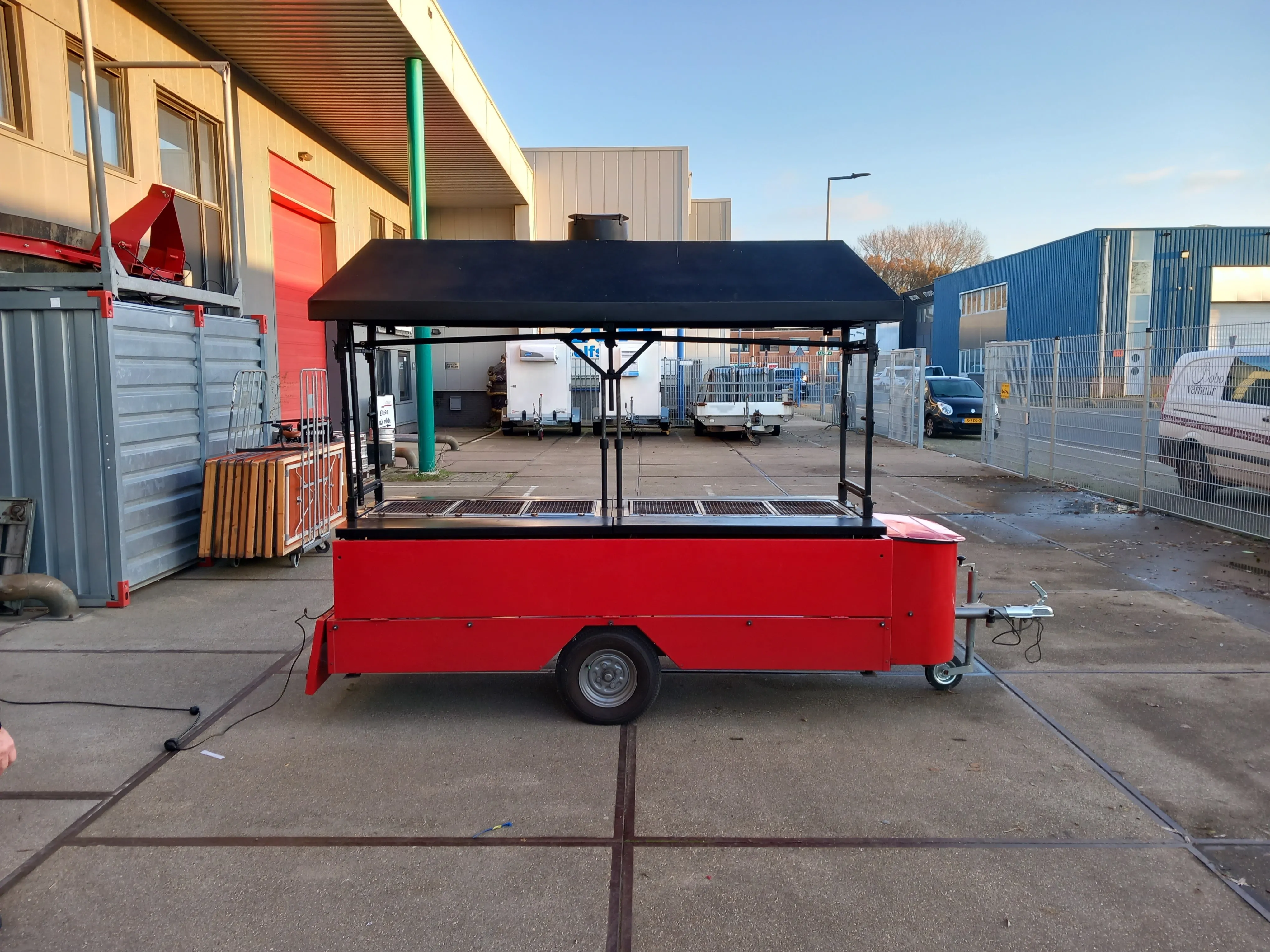 Barbecue aanhangwagen