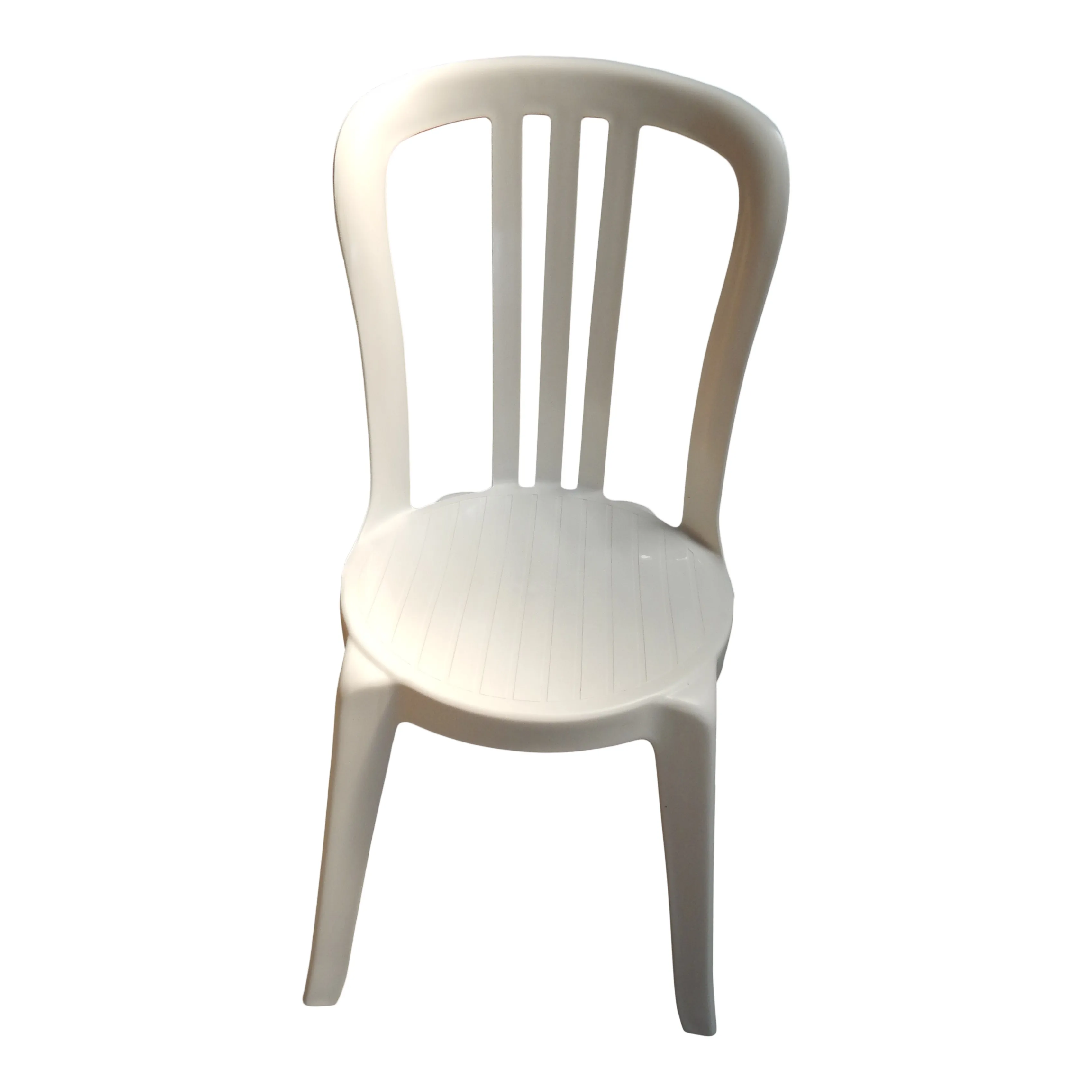 Kunststof Bistrostoel wit