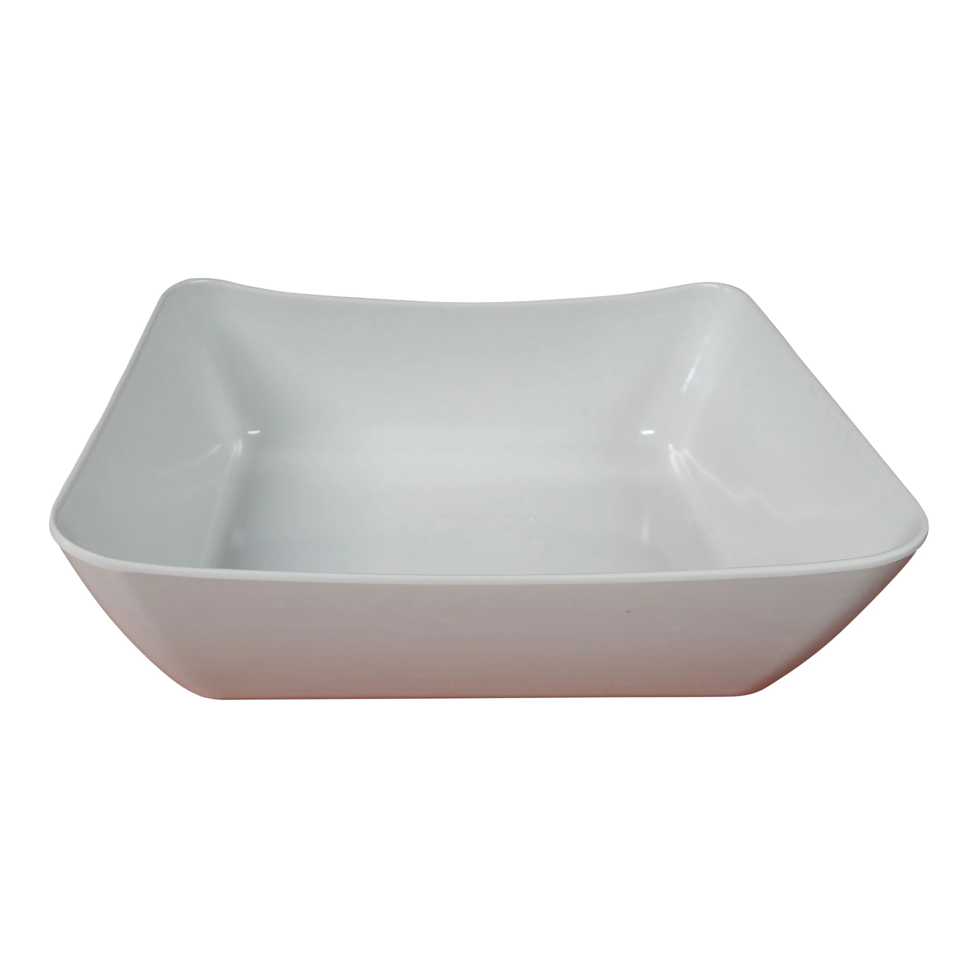 Gekromde schaal 1/2GN wit