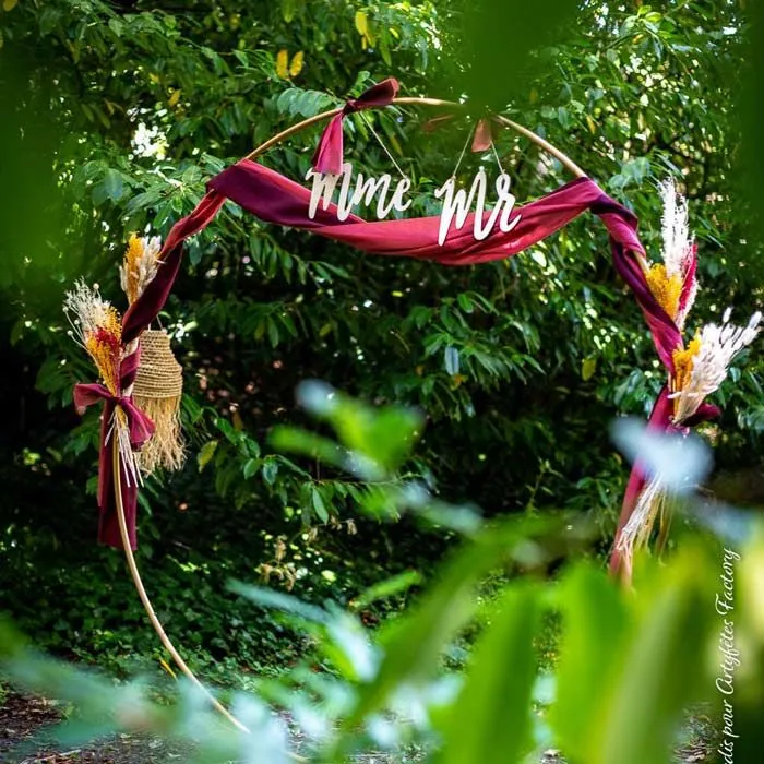 Gouden backdrop frame cirkel 2 meter