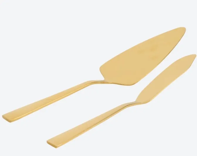 Taartschep goudkleurig