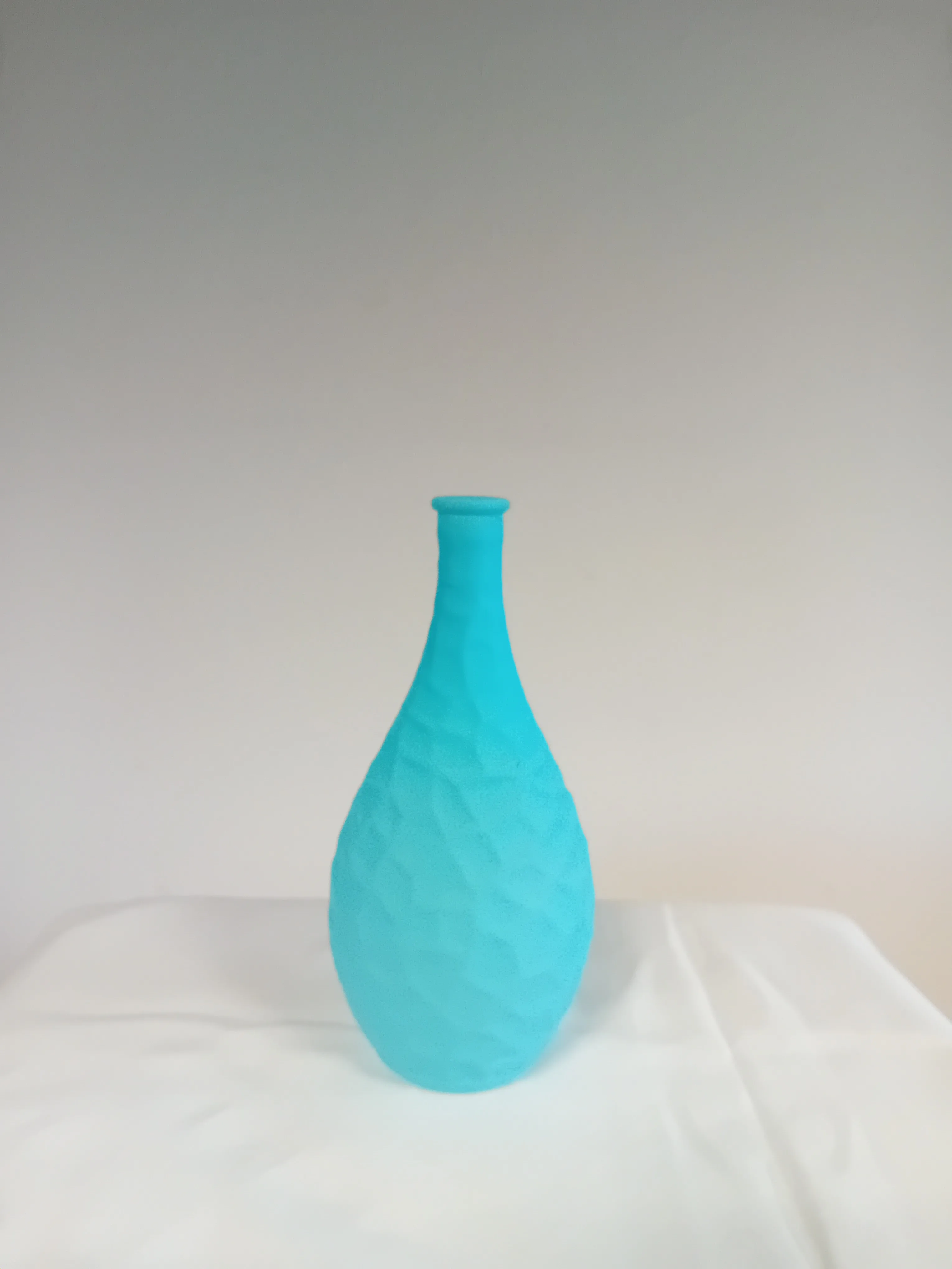 Vaas blauw 20cm hoog