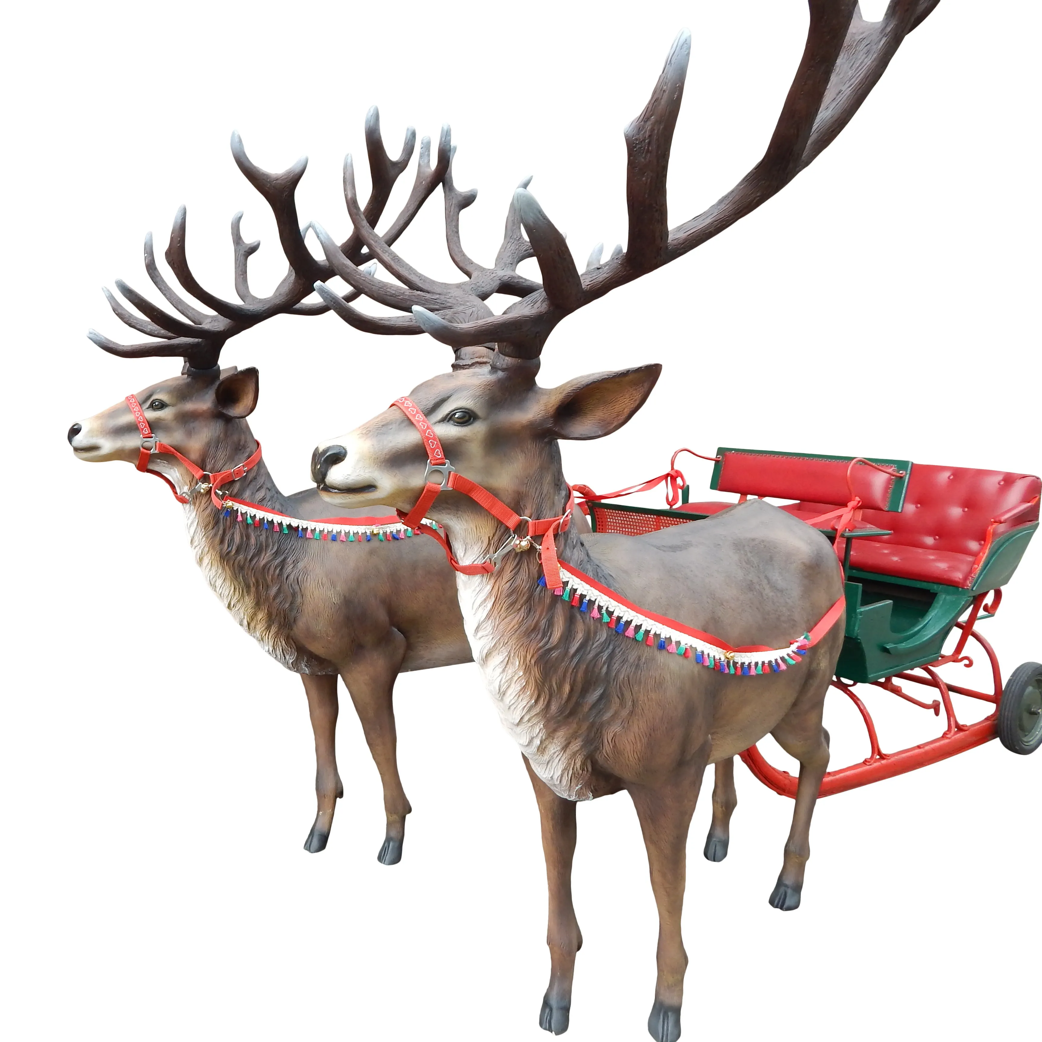 Arrenslee met 2 rendieren