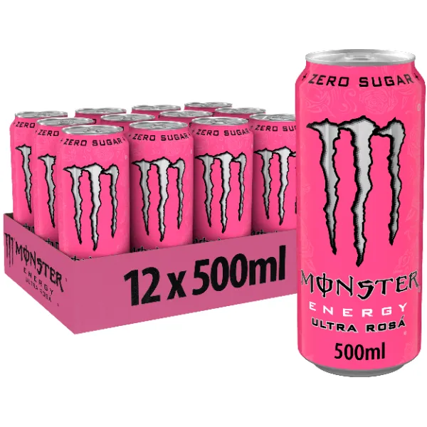 MONSTER ENERGY ULTRA ROSA BLIK RET 12X50CL