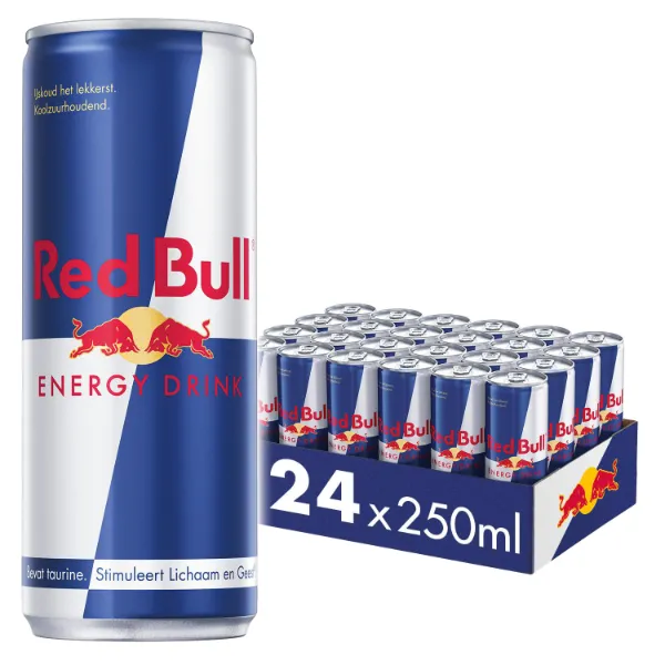 RED BULL ENERGY DRINK BLIK 24X25CL