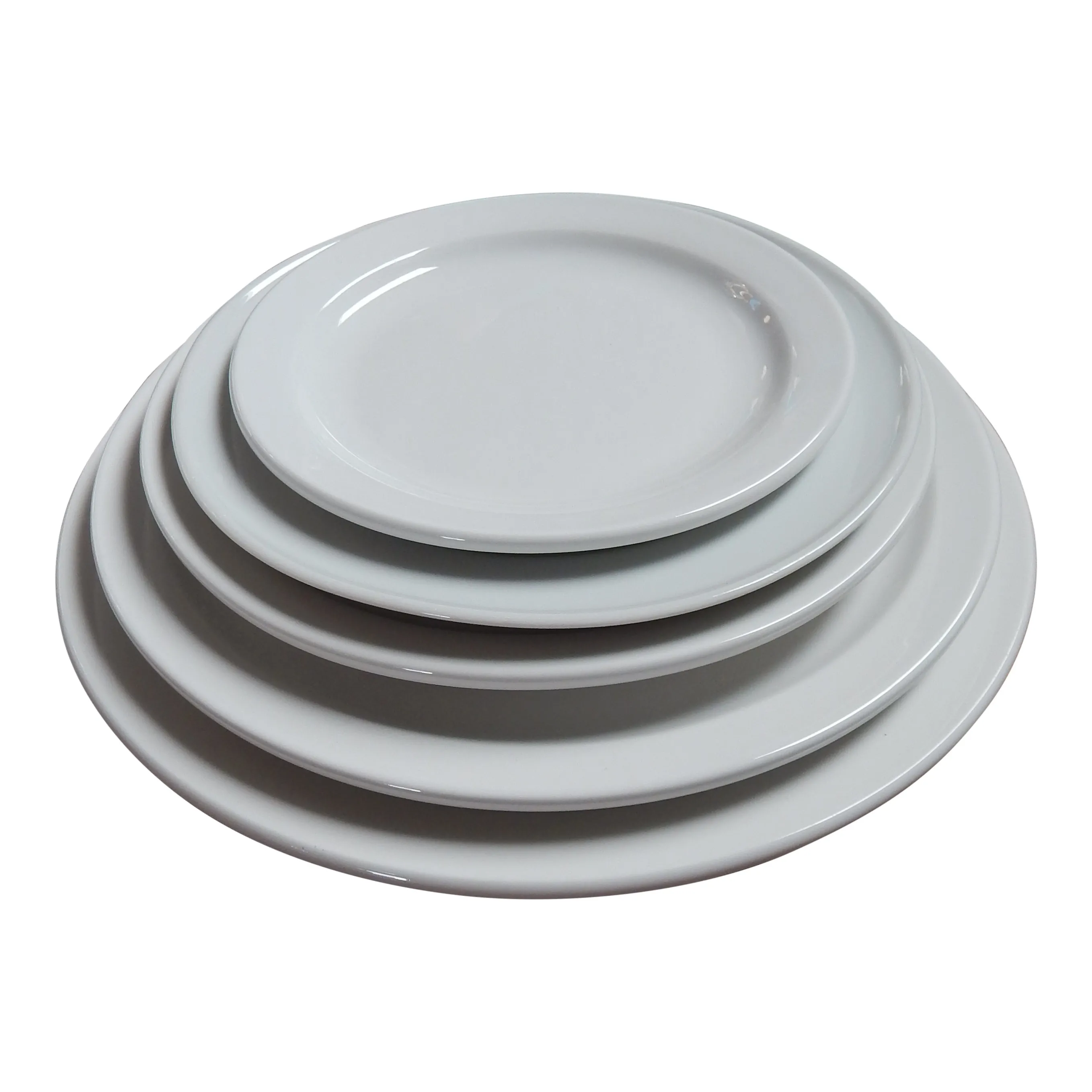 Gebaksbord 16 cm wit