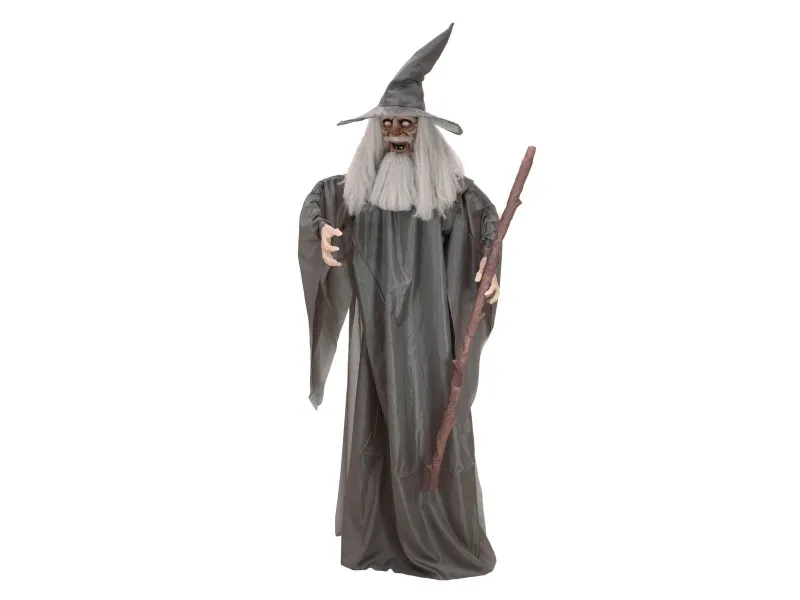 Halloween Figure Wizard, animated 190cm