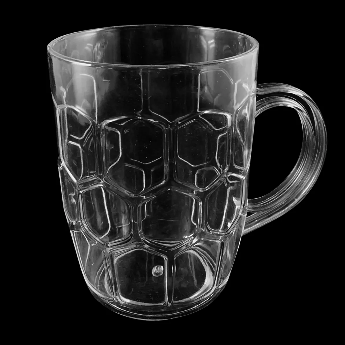 Kunststof bierpul - 50cl - Transparant