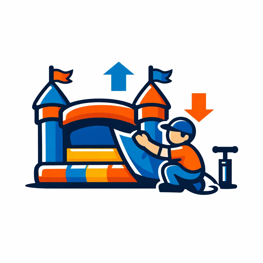 op en afbouwkosten springkussen