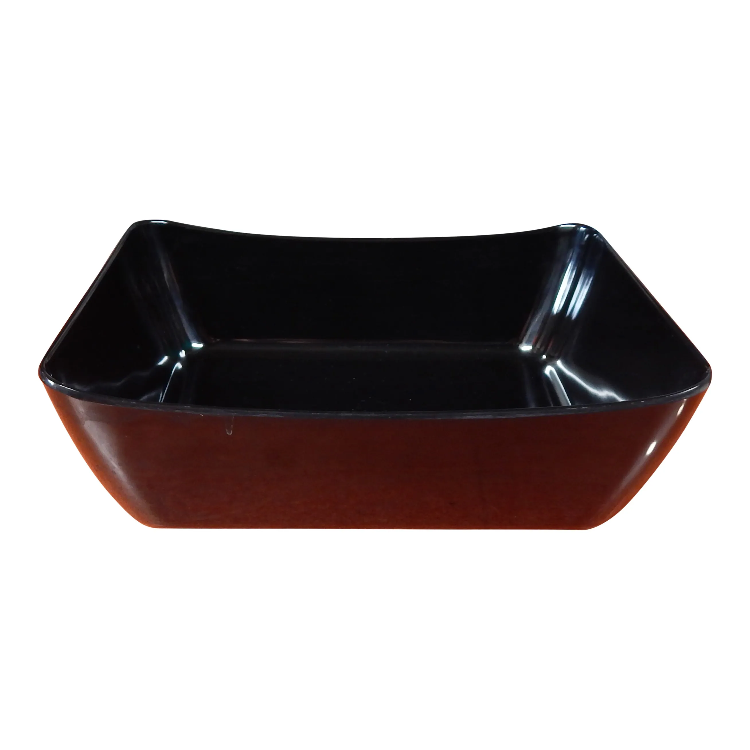 Gekromde schaal 1/2GN zwart